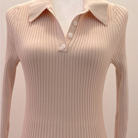 Hill House Dresses & Skirts - Hill House Ribbed Mini Dress in Beige